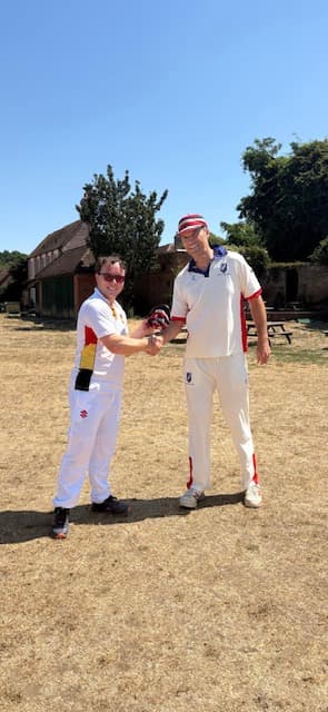 Jono Reid being awarded his Nottman Cap at Ripley
